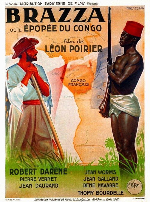 Movie poster for Brazza, or The Epic of the Congo (1940)