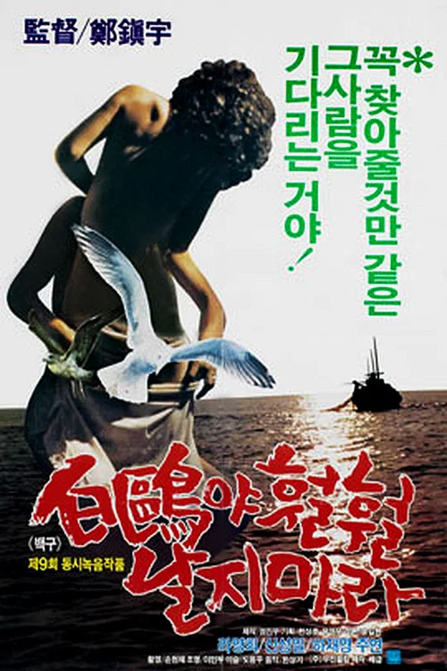 Movie poster for A White Feathered Gull (1983)