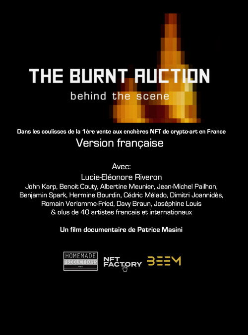Movie poster for NFT The Burnt Auction