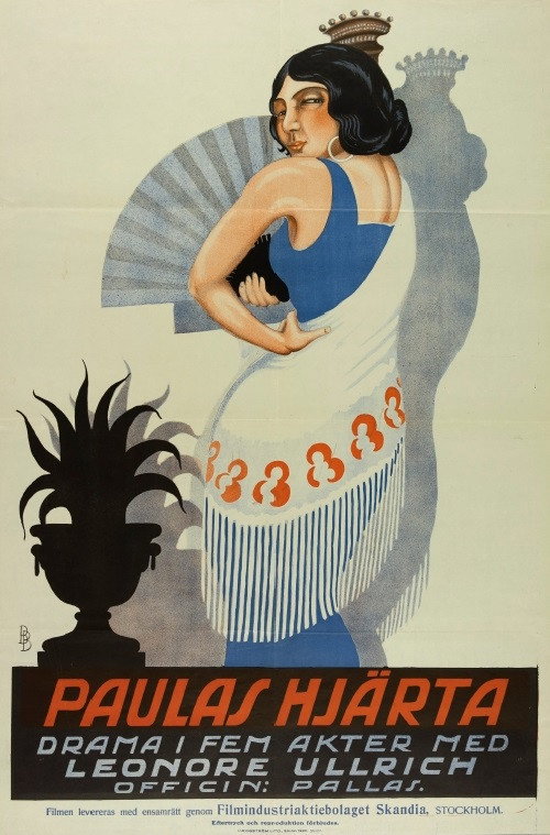 Movie poster for The Heart of Paula (1916)