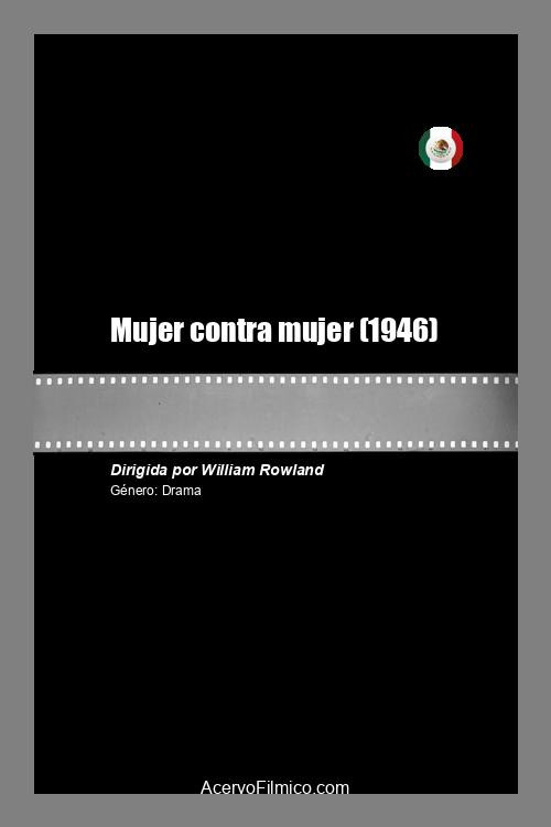 Movie poster for Mujer contra mujer (1946)
