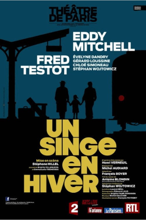 Movie poster for Un singe en Hiver (2014)