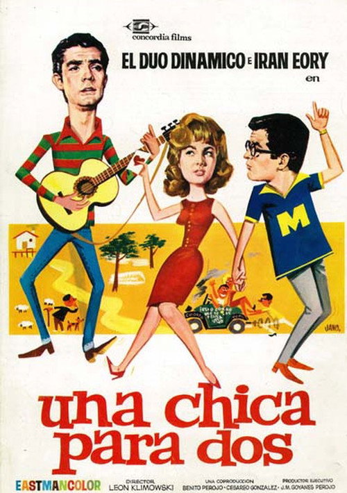 Movie poster for Una chica para dos (1966)