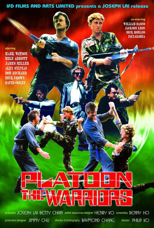 Movie poster for Platoon the Warriors (1988)
