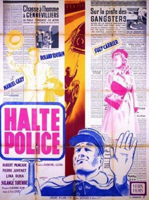 Movie poster for Halte... Police! (1948)