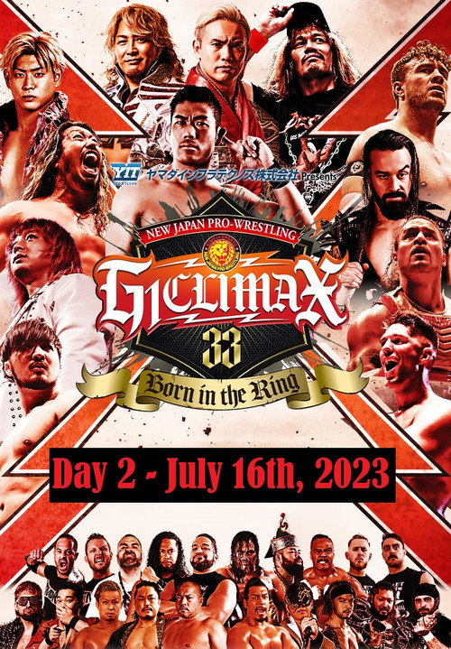 Movie poster for NJPW G1 Climax 33: Day 2 (2023)