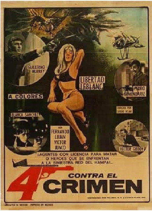 Movie poster for 4 Contra el Crimen (1968)