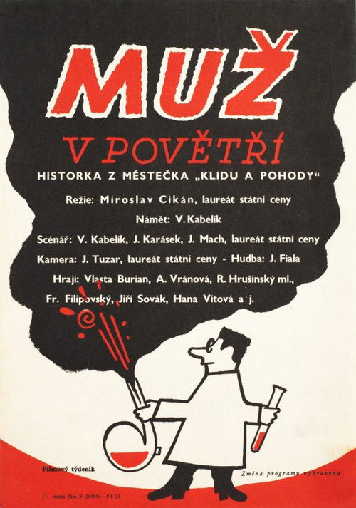 Movie poster for Muž v povětří (1956)