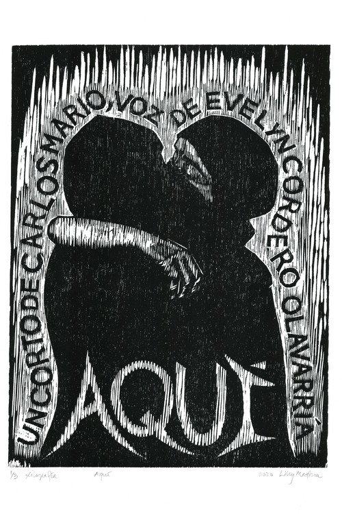 Movie poster for Aquí (2020)