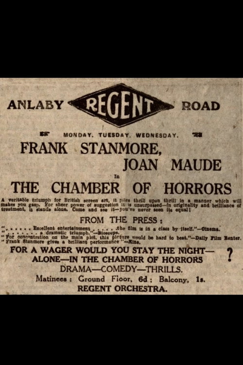 Movie poster for Chamber of Horrors (1929)