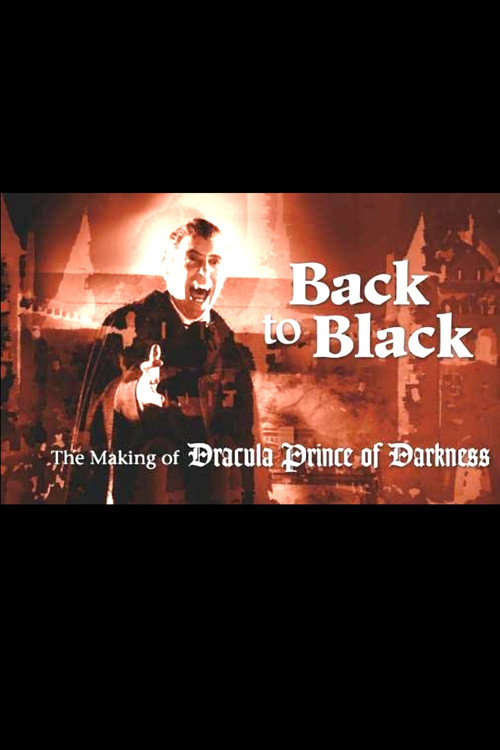Movie poster for Back to Black: The Making of Dracula Prince of Darkness (2012)