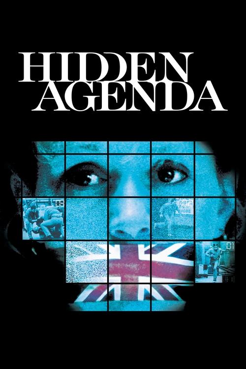 Movie poster for Hidden Agenda (1990)