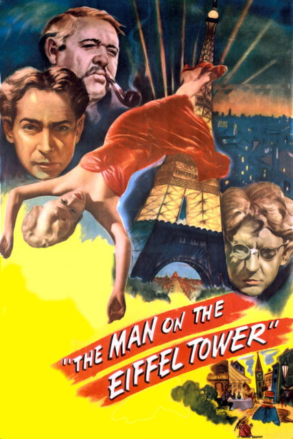 Movie poster for The Man on the Eiffel Tower (1949)