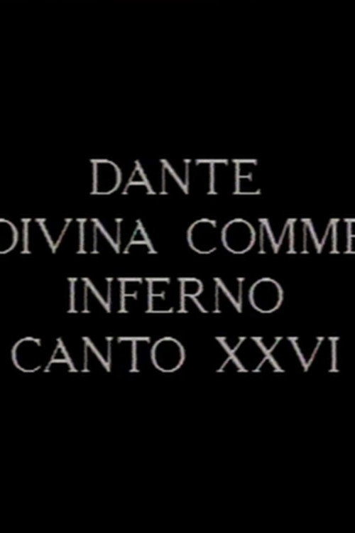 Movie poster for Canto XXVI dell’Inferno della Divina Commedia di Dante (1997)