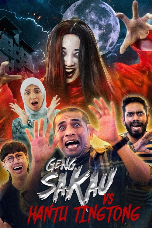 Movie poster for Geng Sakau vs Hantu Ting Tong (2023)