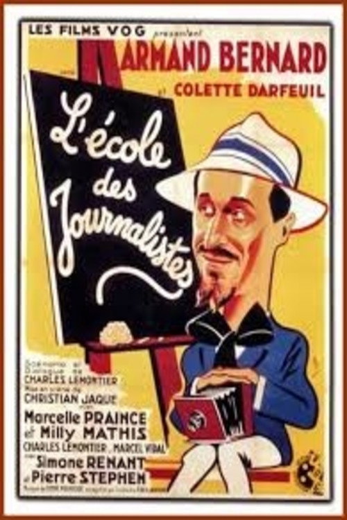 Movie poster for L'École des journalistes (1936)