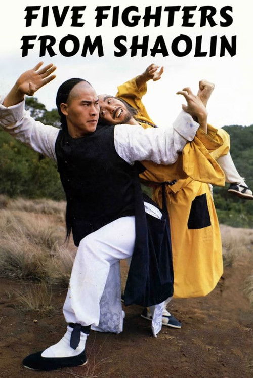 Movie poster for Five Fighters from Shaolin (1984)