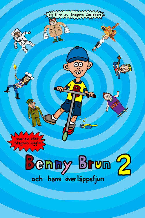 Movie poster for Benny Brun och hans överläppsfjun 2 (2015)