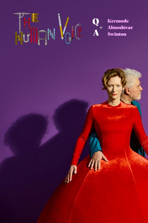 Movie poster for The Human Voice Q&A With Pedro Almodovar And Tilda Swinton, Hosted By Mark Kermode (2020)