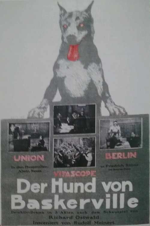 Movie poster for The Hound of the Baskervilles (1914)
