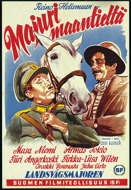 Movie poster for Majuri maantieltä (1954)