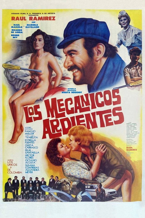 Movie poster for Los mecanicos ardientes (1985)