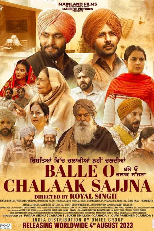 Movie poster for Balle O Chalaak Sajjna (2023)