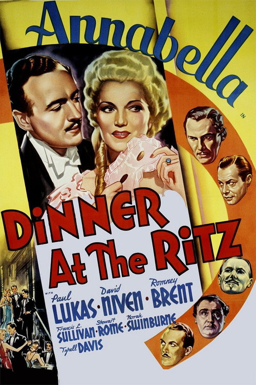 Movie poster for Dinner at the Ritz (1937)