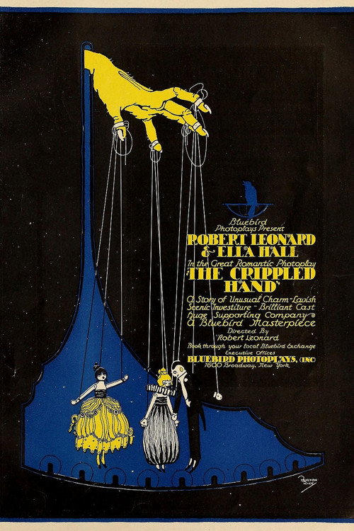 Movie poster for The Crippled Hand (1916)