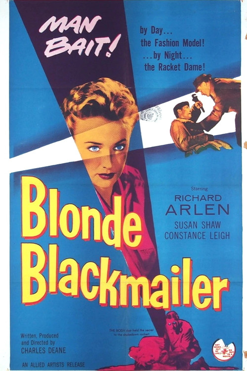 Movie poster for Blonde Blackmailer (1955)