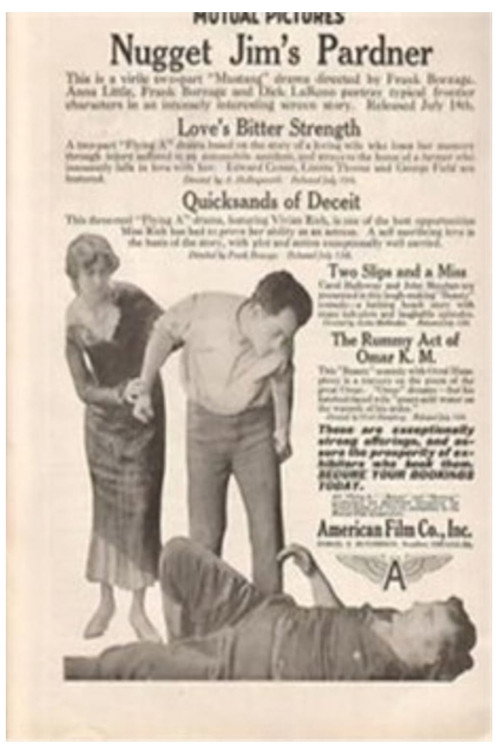 Movie poster for Nugget Jim's Pardner (1916)