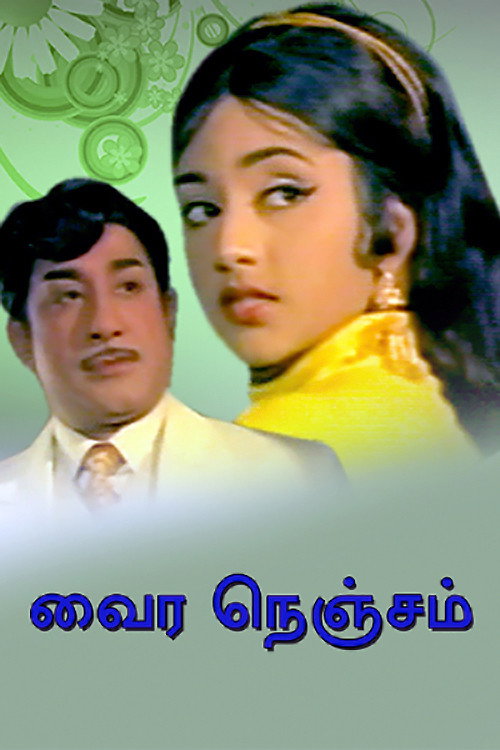 Movie poster for Vaira Nenjam (1975)