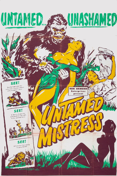 Movie poster for Untamed Mistress (1951)