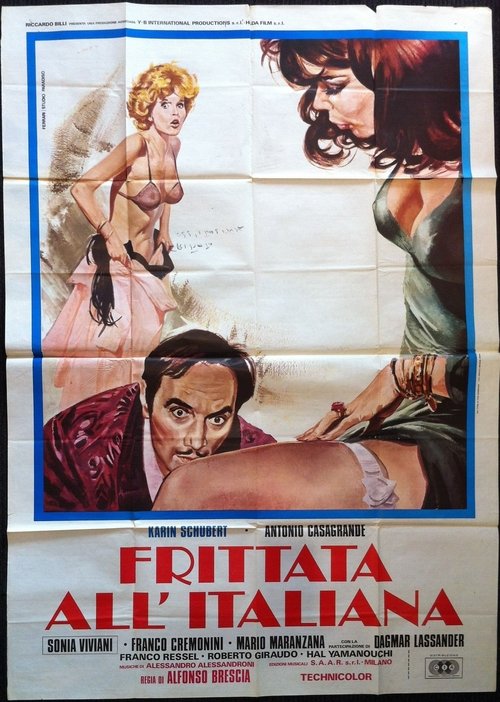 Movie poster for Omelette Italian Style (1976)