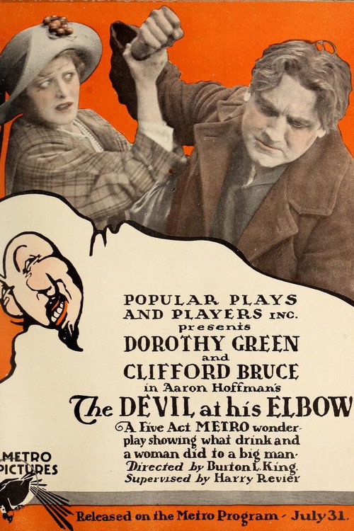 Movie poster for The Devil at His Elbow (1916)