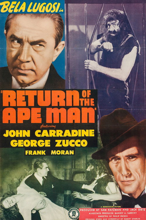 Movie poster for Return of the Ape Man (1944)