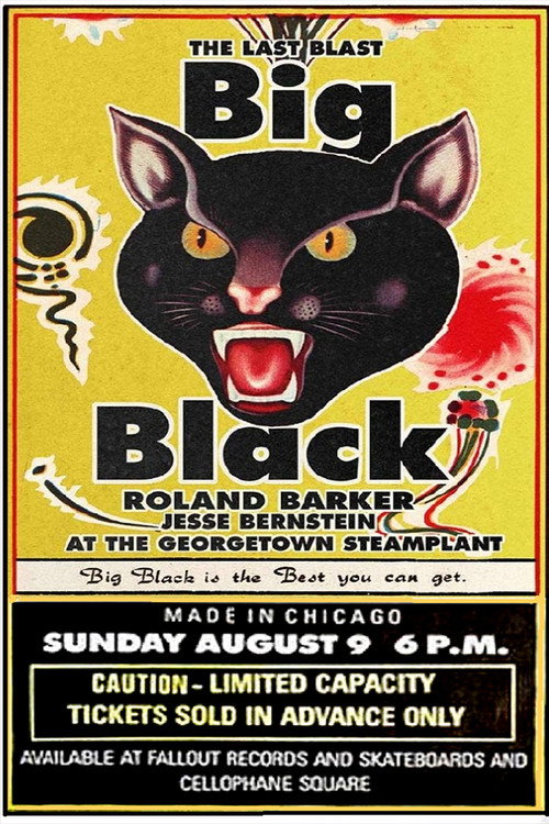 Movie poster for Big Black - The Last Blast (1987)