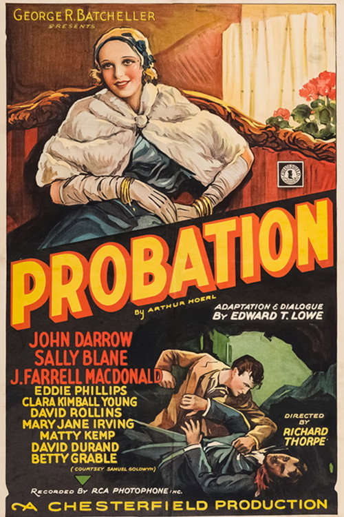 Movie poster for Probation (1932)