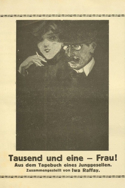 Movie poster for Tausend und eine Frau. Aus dem Tagebuch eines Junggesellen (1918)