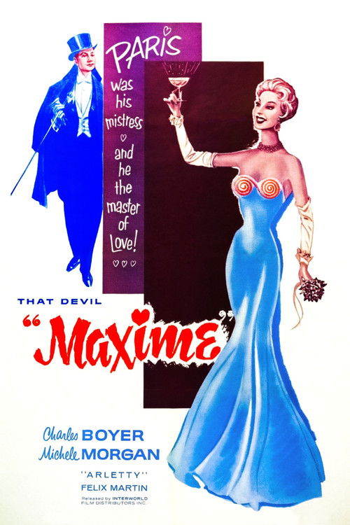 Movie poster for Maxime (1958)