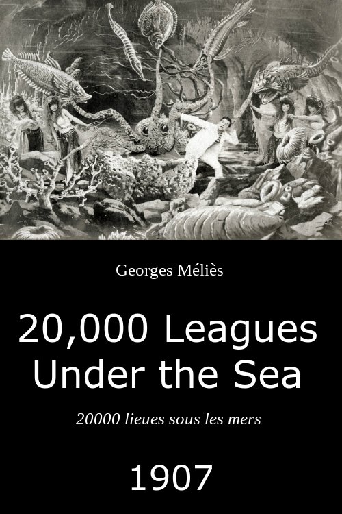 Movie poster for 20,000 Leagues Under the Sea (1907)