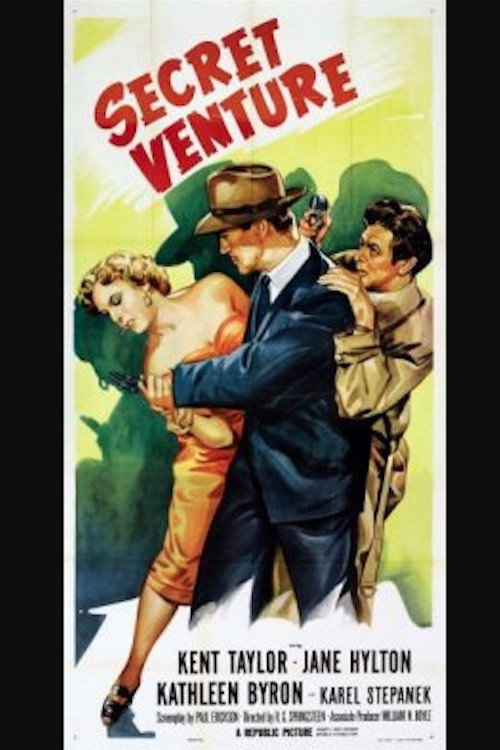 Movie poster for Secret Venture (1955)