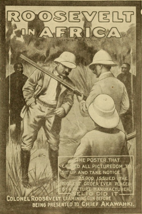 Movie poster for Hunting Big Game in Africa (1909)