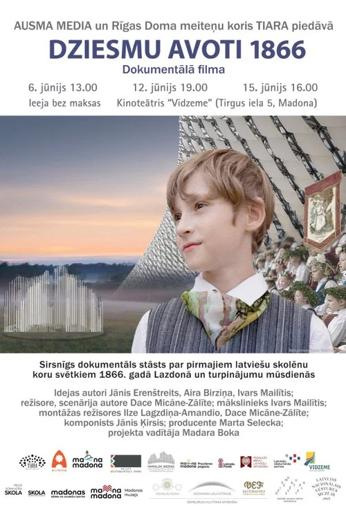 Movie poster for Dziesmu avoti. 1866 (2025)
