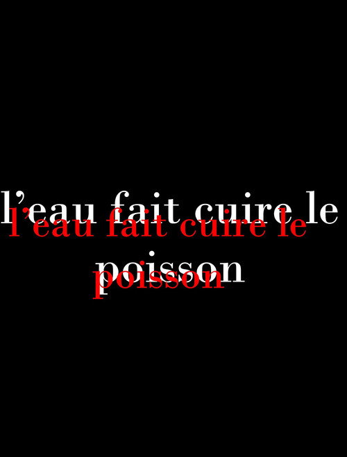 Movie poster for L'eau fait cuire le poisson (2024)