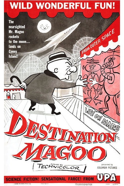 Movie poster for Destination Magoo (1954)