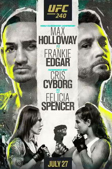 Movie poster for UFC 240: Holloway vs. Edgar (2019)