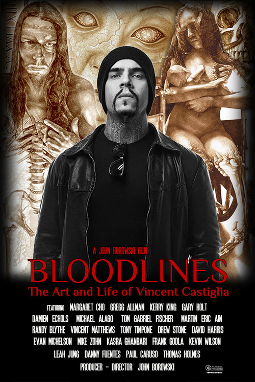 Movie poster for Bloodlines: The Art and Life of Vincent Castiglia (2018)