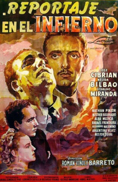 Movie poster for Reportaje en el infierno (1959)