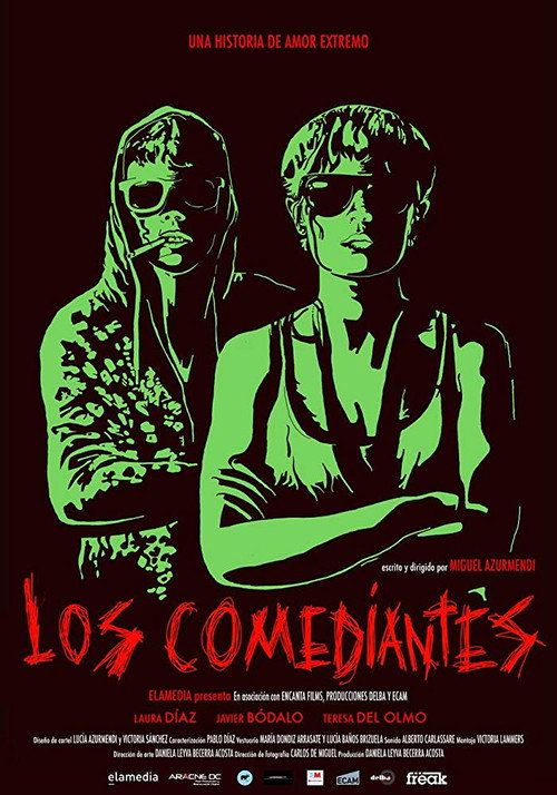 Movie poster for Los comediantes